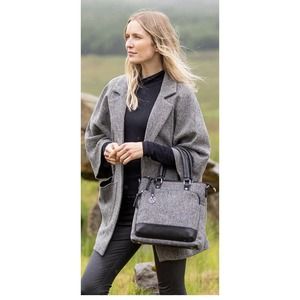 Mucros Weavers Muckross House Killarney Ireland Wool Herringbone O/S, V280 EUC